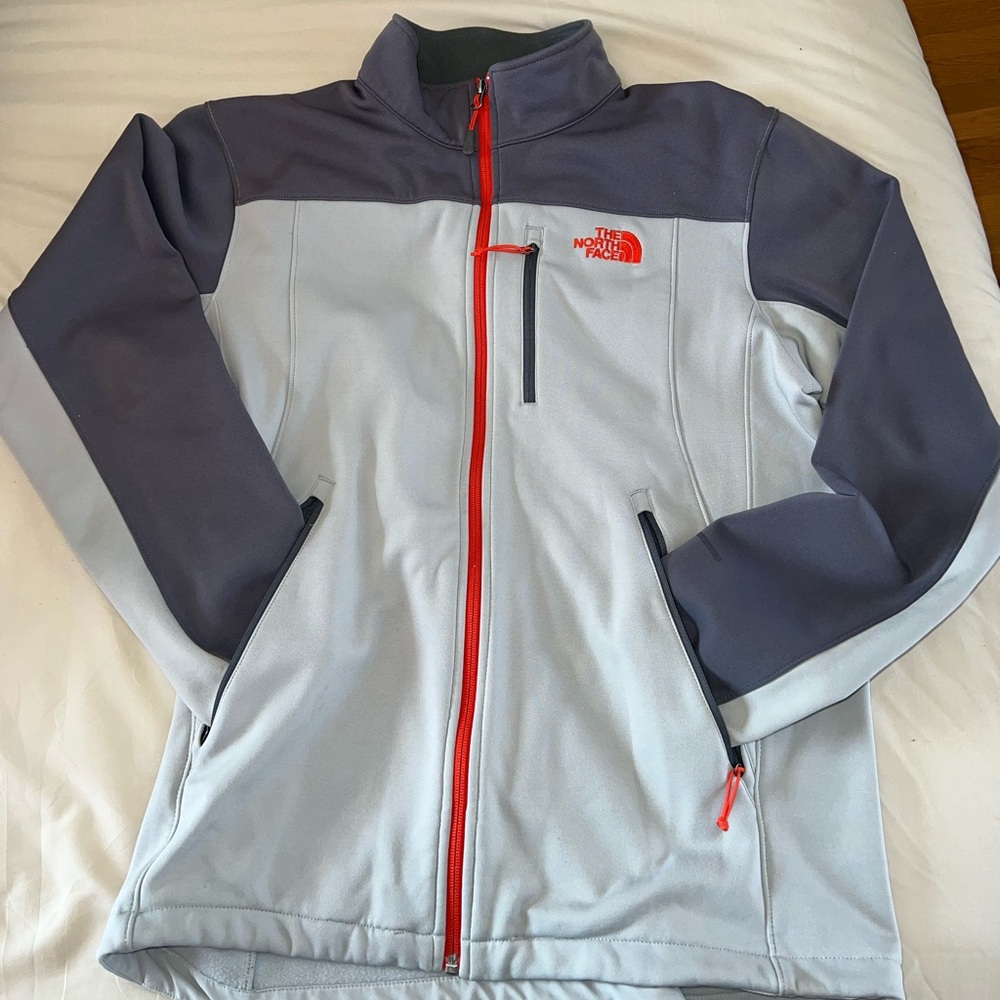 The North Face Gray and blue jacket